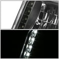 thumbnail image 3 of NUVISION for 92-96 Ford F150 F250 F350 LED DRL Black Housing Amber Corner Headlight Lamps, 3 of 6