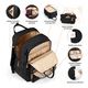 thumbnail image 4 of Pañalera Mochila Para Bebe Impermeable Multifunción Viaje 3 pz BELUG negra, 4 of 5