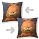 thumbnail image 2 of Garfield Fundas de almohada de terciopelo con tema, regalos de funda de almohada, decoración para el hogar, cojín de lanzar, regalo de cumpleaños para fans y parejas. 45cm x 45cm., 2 of 6
