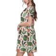 thumbnail image 2 of Hirioo Armadillo for Short Sleeve Dress Women's Short Sleeve Dress with Pockets, 2 of 6