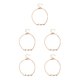 thumbnail image 1 of Jumpingount Tobillera de aleación Tobilleras para niñas en forma de rosa Joyas para niñas para decoración Dorada dorado 5Conjunto, 1 of 6