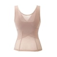 thumbnail image 6 of GENEMA Womens Underbust Waist Corset Vest Tummy Control Shapewear Postpartum Hourglass Body Shaper Cincher Tank Top with Hooks, 6 of 16