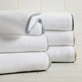thumbnail image 3 of Boho-Inspired Border Quick-Dry Cotton 6 Piece Towel Set, 2 Bath, 2 Hand, 2 Wash, 3 of 6
