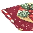thumbnail image 5 of Ryvnso Placemats Set of 6 Christmas Candy Snowflake Dining Mats Heat-Resistant Non-Slip Washable Table Mat, 5 of 8