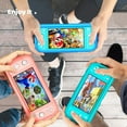 thumbnail image 6 of Fintie Kids Case for Nintendo Switch Lite 2019 with 2 Game Card Slots, Kids Friendly Grip Case for Switch Lite Console, Ultralight Shockproof Protective Cover with Ergonomic Grip, Blue, 6 of 10