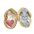thumbnail image 2 of Handmade Crochet Animal In Walnut Crochet With Knitted Love Heart Emotional Support For Animal Lovers, 2 of 6