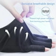 thumbnail image 2 of Manicures UV Lamp Gloves, 2 Pairs UV Gloves Fingerless Excellent Elasticity Art UV Blocking Gloves for Nail Gel Dryer Black, 2 of 5