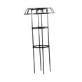 thumbnail image 4 of Accesorios para enrejado de jardín Marco de escalada para jardinería Enrejado de soporte para plantas negro 105x50cm, 4 of 9