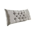 thumbnail image 6 of Clearance! Headboard Pillow Upholstered Wall Mounted Headboard Dorm Bed Large Bolster Headboard Positioning Support Reading Pillow Cushion 20"x47" C, 6 of 6