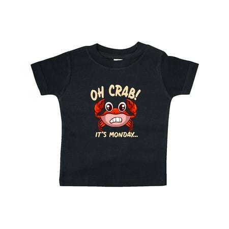 

Inktastic Monday Crab Funny Joke Gift Baby Boy or Baby Girl T-Shirt