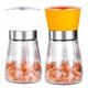 thumbnail image 1 of Molinillo de pimienta manual Suministros de cocina Molinillo-1pcs Blanco + 1pcs Naranja Adepaton CPB-US-YYM495-6, 1 of 4