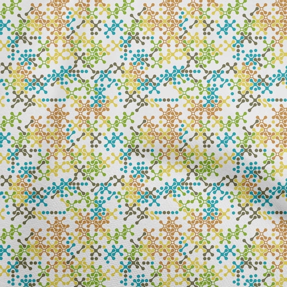 oneOone Silk Tabby Lime Green Fabric Abstracts Fabric For Sewing Printed Craft Fabric By The Yard 42 Inch Wide