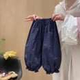 thumbnail image 3 of Tiijoy Girls Bloomers Ruffled High Waisted Baggy Lightweight Pants, Sizes 12-24M, 3 of 3