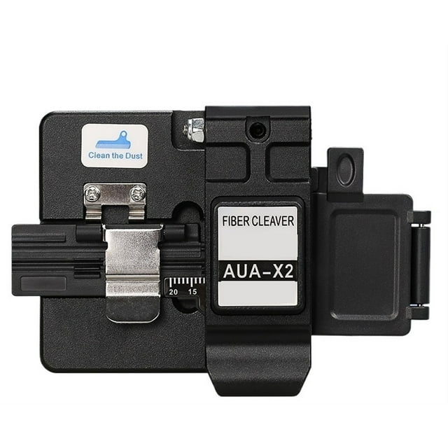 AUA-X2 High Precision Fiber Cleaver With Waste Fiber Box,FTTH Fiber Optic Cold Connection Hot Melt Cable Cutter Tools ,High Precision Cleaves