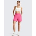 thumbnail image 6 of G4Free Chillwhisp Athletic Shorts for Women 4" - High Waist Lightweight Casual Running Shorts Built-in Liner with Pockets, 6 of 7