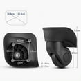 thumbnail image 1 of Mosiee Suitcase Repair Luggage Replacement Wheels Measure Size Before Purchase, 1 of 9