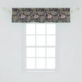 thumbnail image 2 of Ambesonne Jacobean Valance Pack of 2, Paisley, 54"X12", Indigo Multicolor, 2 of 4