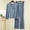 Light Blue, variant on Naittoop Women's Modal 2 Piece Outfits, Loose Crewneck Long Sleeve Top and Pjs Pants Matching Lounge Sleepwear Sets