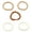 Camel, Brown, Wite, variant on Hair Tie Set for Women & Girls – 5-Piece No-Crease Elastic Hair Ties | Dark Hair