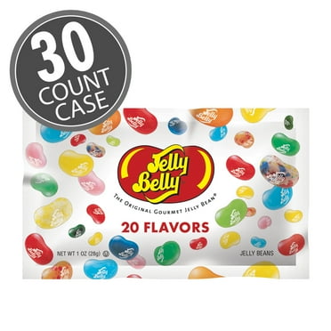 Jelly Belly 20 Flavor Jelly Beans 1 oz Bags - 30 Count Case
