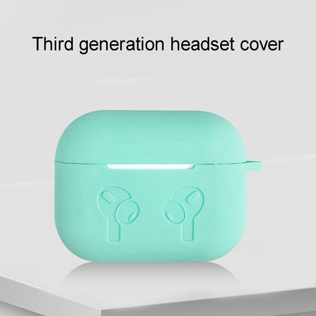 Gwong Electrónica Funda protectora Protección total con orificio de carga Tapa protectora de Auriculares Compatible con Bluetooth Soft para AirPods3