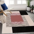 thumbnail image 5 of 5.3'x7.5' non slip carpet pad runway carpet aztec area rug natural area rug plush area rug, 5 of 10