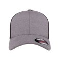 thumbnail image 5 of Flex fit Men's Melange Stretch Mesh Cap, Heather Grey/Black, One Size, 5 of 5