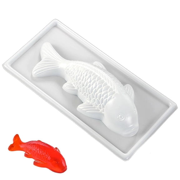 DIY 3D Fish Plastic Cake Chocolate Jelly Handmade Sugarcraft Mold DIY Craft Plastic Cake Molds For Baking