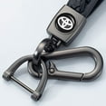 thumbnail image 4 of Leather Car Logo Keychain Suit for Toyota Hatchback, Avalon, Camry, Prius,Avalon Corolla RAV4 Highlander Key Chain Keyring Family Present for Man and Woman, Toyota, 4 of 5