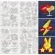 thumbnail image 1 of 42 divertidos estabilizadores de patrones de bordado de 21 x 30 cm. Adhesivos mágicos solubles en agua para bordar. 4 hojas de papel para bordar a mano, ideales para uso diario., 1 of 8