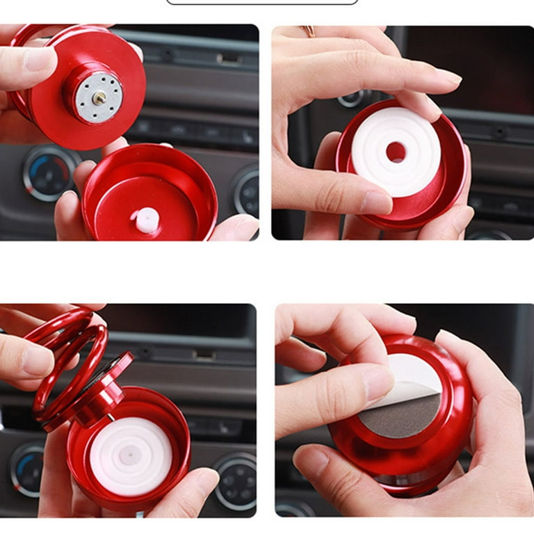 ✪ Solar Energy Rotating Air Freshener Fragrance Diffuser Car Interior  Decoration for Office Home Vehicle