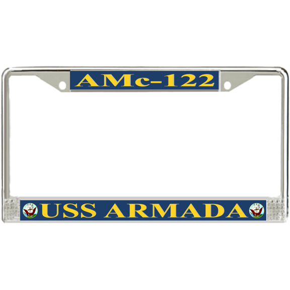 USS Armada AMc-122 License Plate Frame
