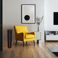 thumbnail image 5 of Brown Decorative Contemporary Mango Wood Ribbed Design Cylinder Shaped Floor Vase, 30 Inch, 5 of 5