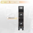 thumbnail image 3 of Interruptor de ventana eléctrica del lado derecho delantero único para BMW 323i 325i 328i No.61316902179, 3 of 7