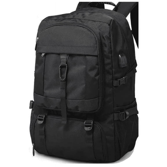 50L 80L Large Travel Backpack Men Separate Shoe Compartment Business Bag Outdoor Sports Waterproof Man Black Storage Backpacks