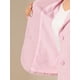 thumbnail image 5 of BLAZER DE TWEED PARA MUJER CON CUELLO CON MUESCA Y MANGAS LARGAS, ELEGANTE Y CASUAL DE OTOÑO, TALLA XS, ROSA, 5 of 6