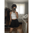 thumbnail image 6 of Airmenty Womens Shorts Casual Drawstring Shorts Elastic Waist Shorts for Women Lightweight Shorts with Pockets S-2XL, 6 of 8