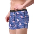 thumbnail image 2 of Balery Flamingo Calzoncillos bóxer para hombre, ropa interior de algodón suave y transpirable con cinturilla de nailon-X-Large, 2 of 5