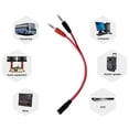 thumbnail image 2 of lanema 3.5MM Headsets Mic Converter Cable 20CM Flat Line for Seamlessly Connection, 2 of 9