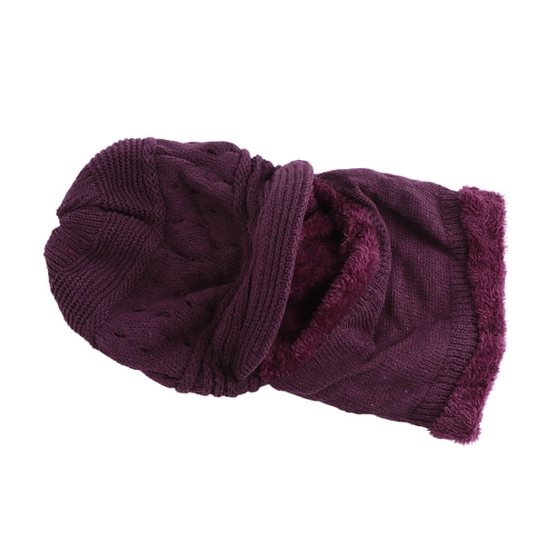 Gorro De Punto Con Orejeras, Gorro De Punto De Invierno, Bufanda, Gorro De Punto, Conjunto De Bufanda, Gorro De Punto Cálido, Máxima Confiabilidad