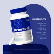 Prostosil Capsules, All Natural Formula For Prostate Health Support, Maximum Strength Herbal Supplement for Control and Overall Health, Prosto sil Vitamin Pills Official Review (60 Capsules)