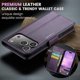 thumbnail image 2 of Funda tipo cartera para iPhone 17 Pro con tarjetero, función atril, bloqueo RFID, cierre magnético, protección a prueba de golpes, de piel sintética, con tapa tipo cartera para iPhone 17 Pro, 2 of 7