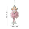thumbnail image 3 of dajkiuy Christmas Plush Doll Ornaments, Decorative Plush Angel Pendants Christmas Hanging Decorations for Home Decoration Holiday Party Decor, 3 of 6