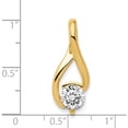thumbnail image 3 of 14K Yellow Gold 14Ky Fancy 6.5mm Diamond Slide Mtg (26 X 12) Made In United States xs1201, 3 of 5