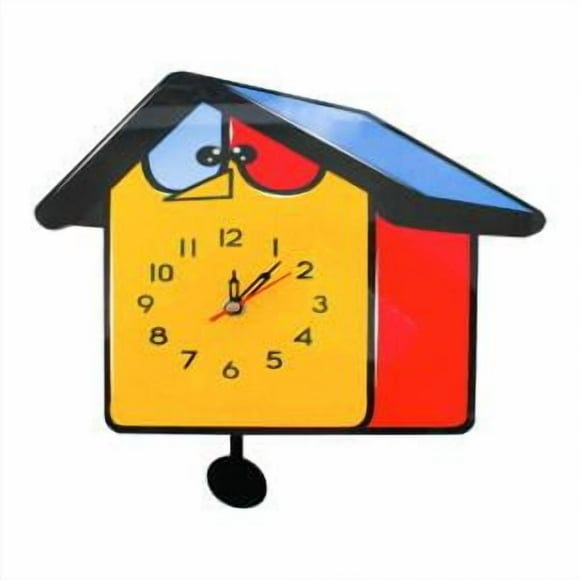 Reloj Decorativo Quarzo De Madera Silencioso Moderno 35 Cm