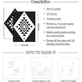 thumbnail image 4 of Aztec Wall Art Framed Canvas Aztec Wall Decor Black White Aztec Posters Prints Tribal Aztec Wall Art Geometric Abstract Wall Art Farmhouse Home Decor for Living Room Bathroom Decor 12x16 Inch, 4 of 7