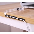 thumbnail image 4 of 48-Pack Self-Adhesive Cable Clips – Versatile Plastic Cord Organizers for Home, Office & Car Wire Management TIKA, 4 of 8