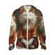 thumbnail image 1 of Balery Haystack Meditating Cat Sudadera ligera de manga larga con capucha y protección solar UPF 50+ para hombre y mujer, ideal para pesca y running-X-Large, 1 of 7