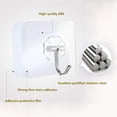 thumbnail image 4 of Stylish Adhesive Hooks for Wide Application, Transparent Design Heavy Duty Support, Reusable Stainless Steel, Perfect for Bathroom Kitchen Ceiling Outdoor, Waterproof, 24 Packs, 4 of 7