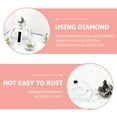 thumbnail image 4 of EeaseCA 1 Set Diamond Shaped Powder Puffs Decorative Diamond-shape Makeup Puffs, 4 of 7